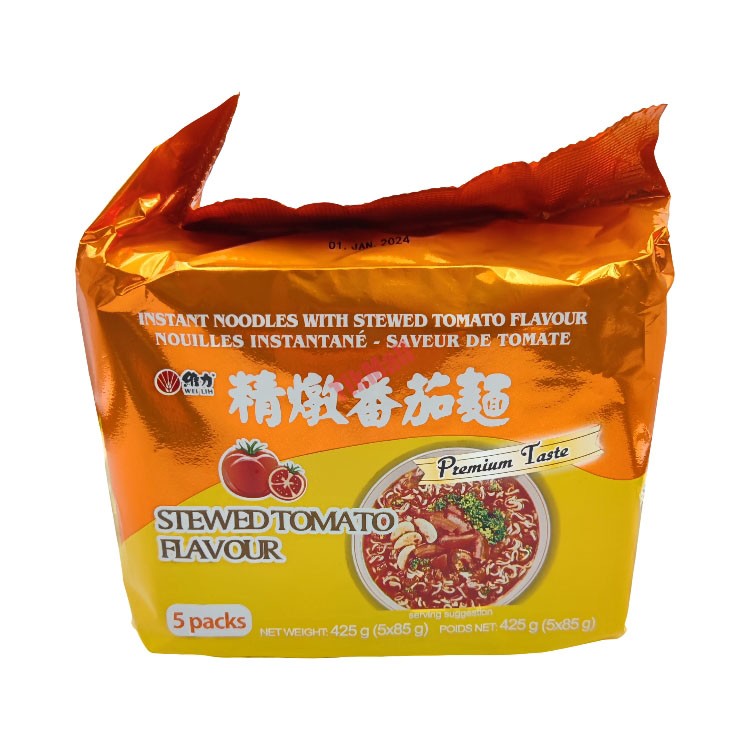 Instant Noodles With Stewed Tomato Flav