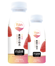 汉口二厂草莓味乳酸菌饮品350g