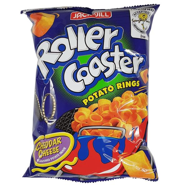 Roller Coaster Cheese Flav Potato Crisps JJ