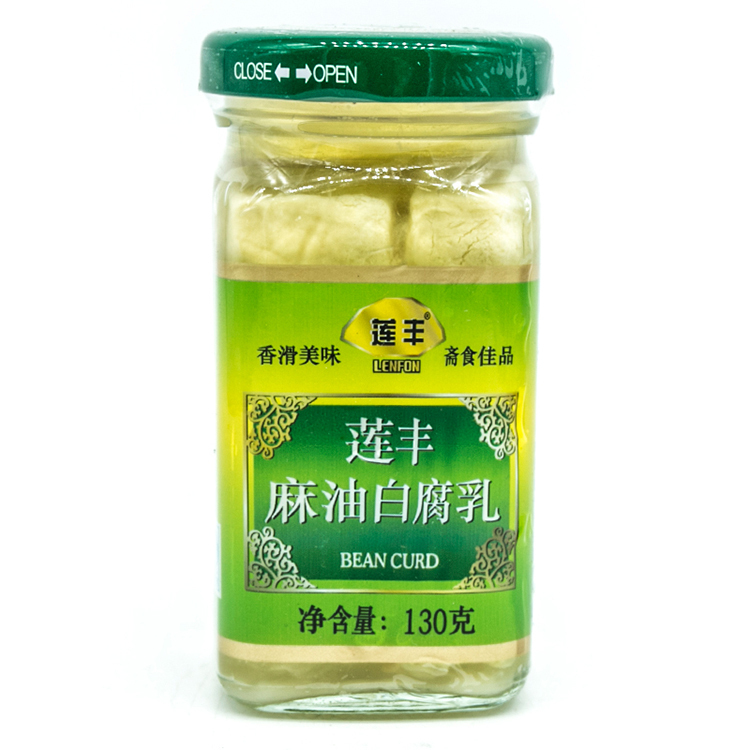 莲丰麻油白腐乳130g