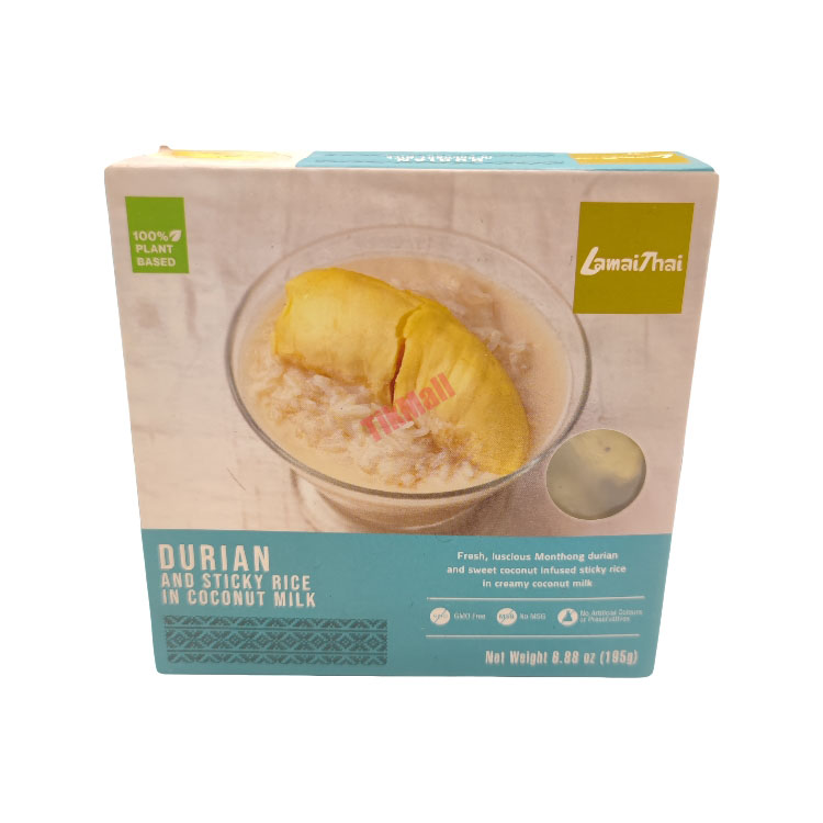 LAMAI Thai Durian Sticky Rice 195g