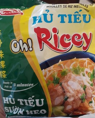 Oh! Ricey Instant Rice Noodles Spare Rib Flavour 70g