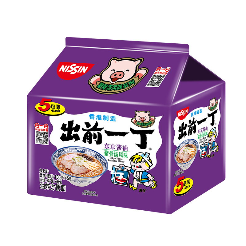 Soy Sauce Pork Flavour Noodle 5pk