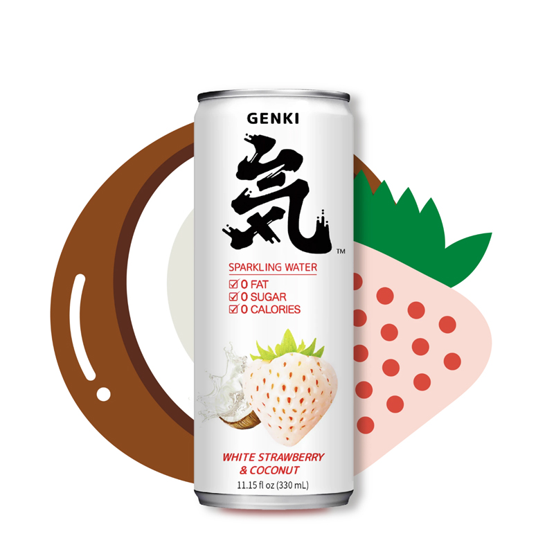 CHI FOREST sparkling water white strawberry&coco