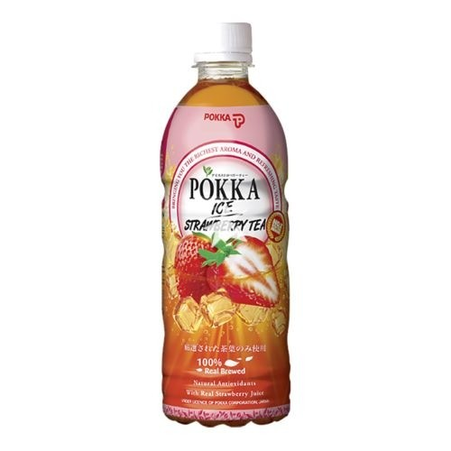 POKKA草莓味冰茶500ml