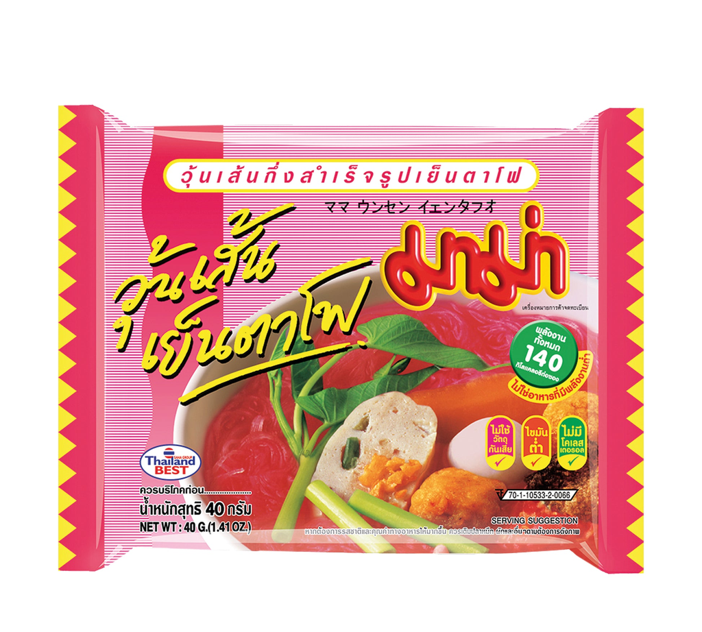 MAMA Yentafo-Mung Bean Vermicelli 40g