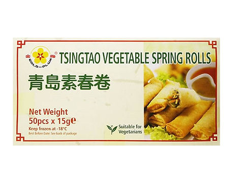 tsingtao vegtables spring rolls