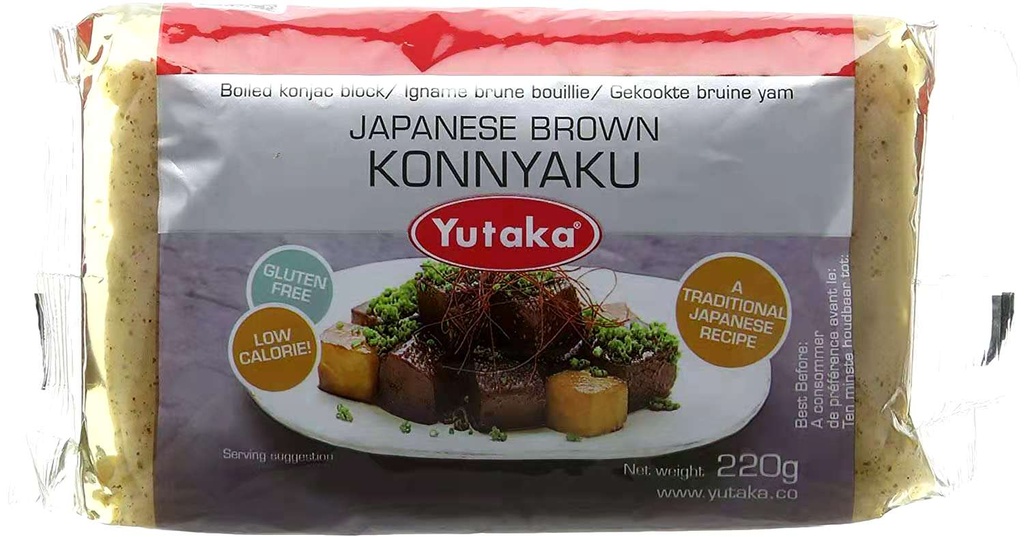 Brown Konnyaku Block