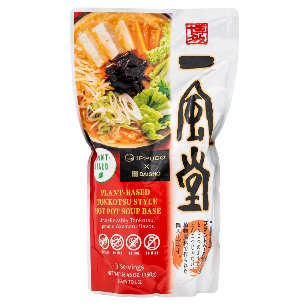 IPPUDO plant-based tonkotsu style hot pot soup750g