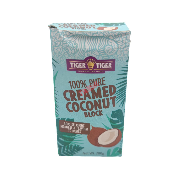 TIGER Creamed Coconut Block 200g