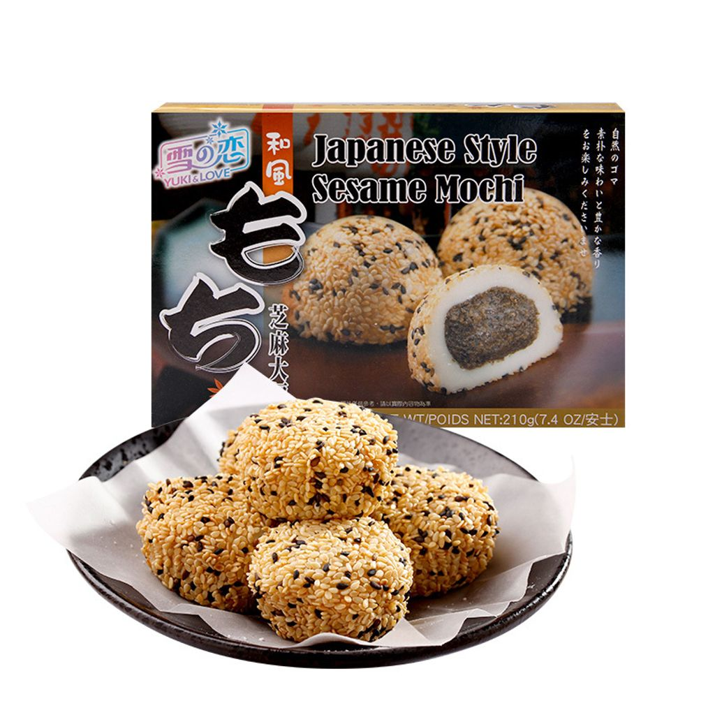 YUKI&LOVE Japanese Style Sesame Mochi 210g