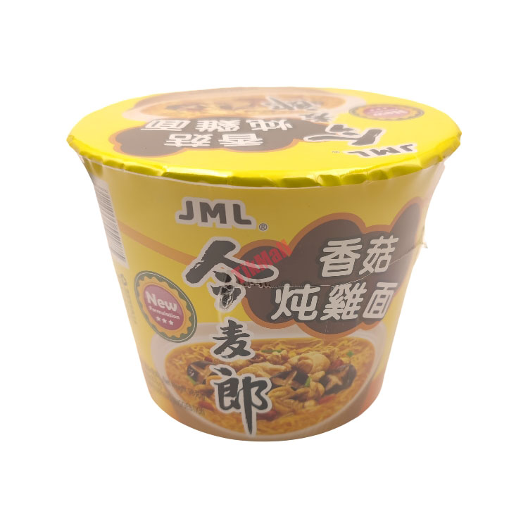 Jinmailang Big Bowl Noodle - Artificial Chicken & Mushroom Flavour 98g