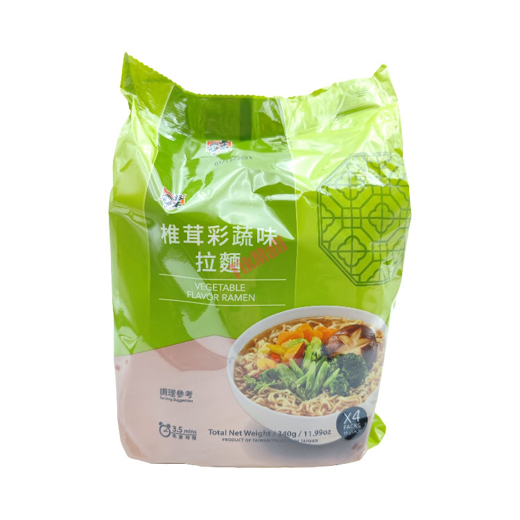 WUMU Vegetable Flav Ramen 340g