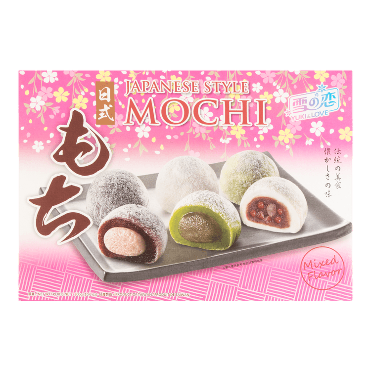 Yuki & Love Japanese Style Mochi Mixed Flavour (12 Pieces) 300g