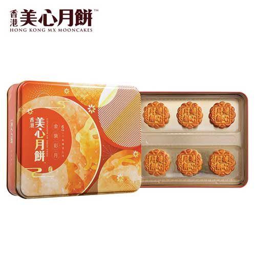 美心金装彩月礼盒月饼6pcs