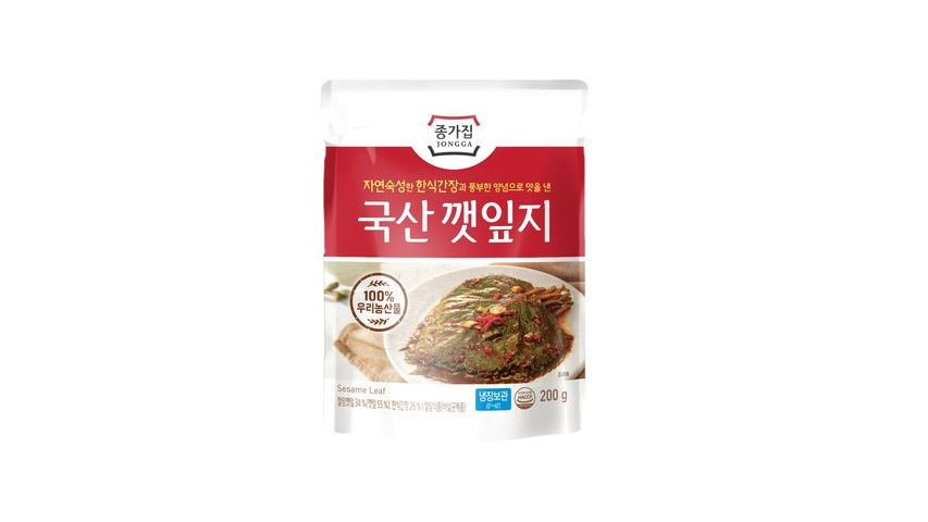 JONGGA Sesame Kimchi(Sesame Leave Kimchi) 200g