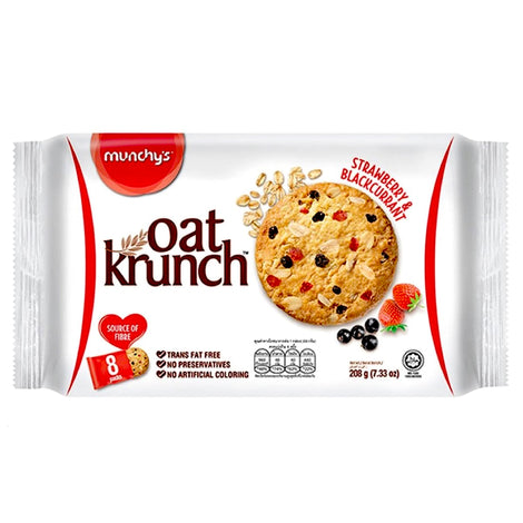 MC Oat Krunch Strawberry&Blackcurrant 208g