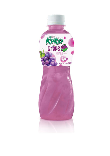 Kato Nata De Coco Grape Flavoured Drink 320ml