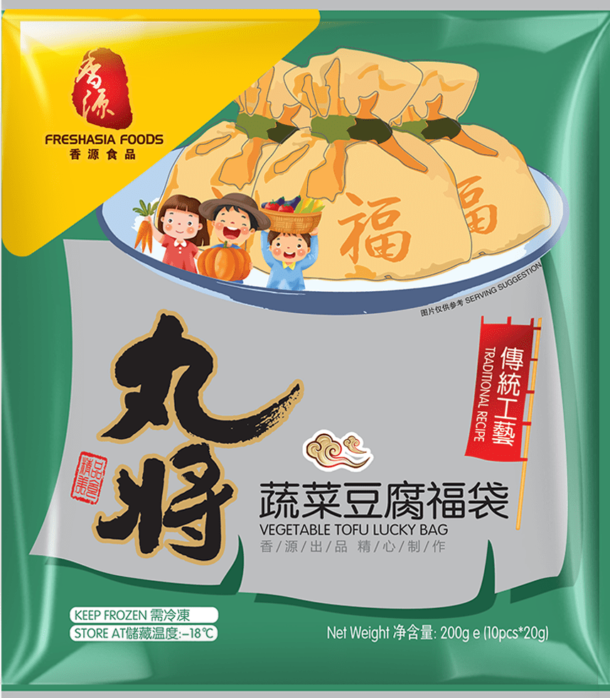 FA Vegetable Tofu Lucky Bag 200g