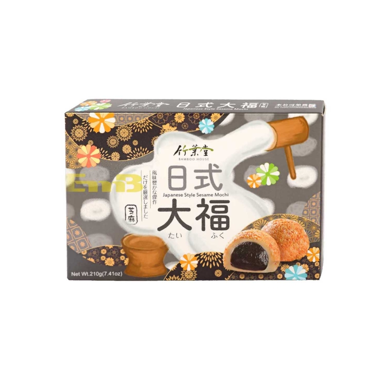 Bamboo House Japanese Style Sesame Mochi 210g