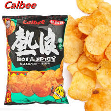 Calbee Potato Chips Hot&Spicy 105g