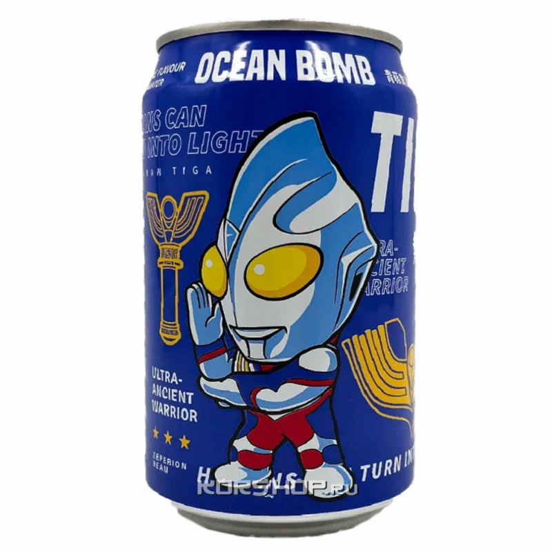 Ocean Bomb Ultraman Green Apple 330ml