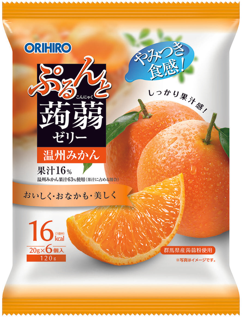 ORIHIRO Konjac Jelly Mandarin Orange120g