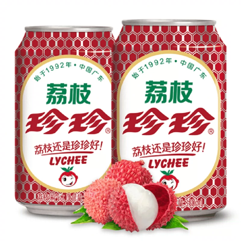 ZZ Lychee Flav Carbonated Drink 330ml