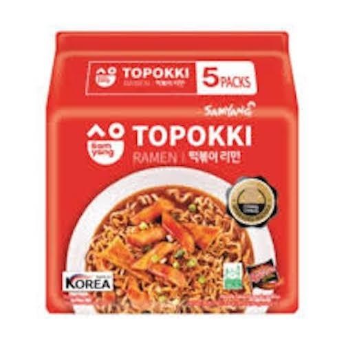 SAMYANG Topokki Ramen (80g*5 Packs) 400g