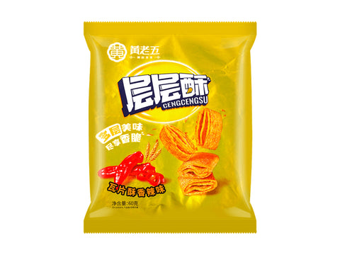 黄老五层层酥香辣味60g