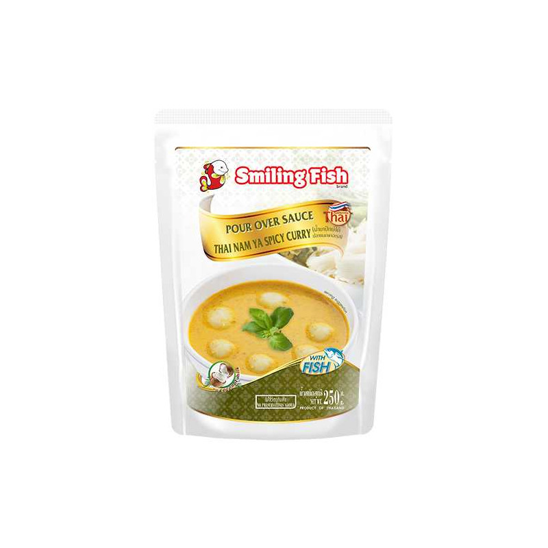 SMILING FISH Pour Over Sauce Yellow Curry 250g