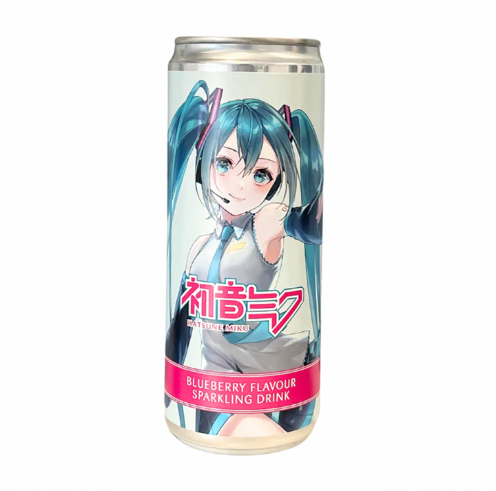 Kawaji Hatsune Miku Blueberry Flav Soda 330ml