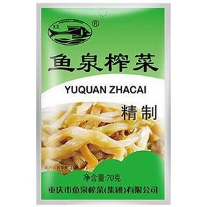 鱼泉精制榨菜70g