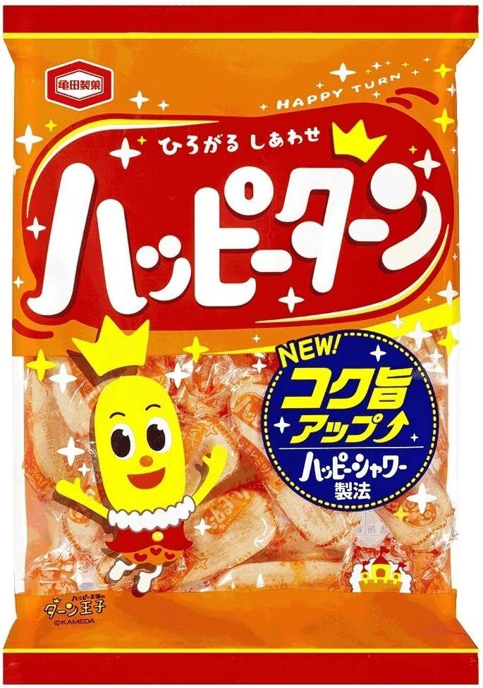 KAMEDA Soft Rice Cracker Happy Turn sweet & salty96g 