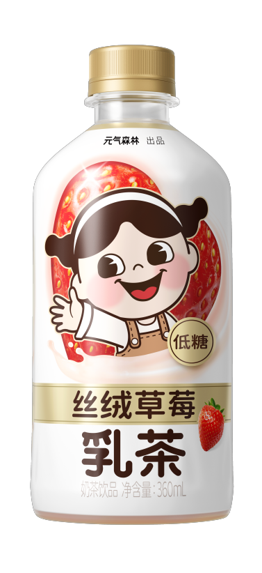 GEF-Milk Tea Straberry Flav 360ml