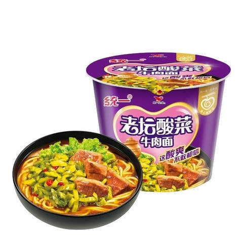 Unif Bowl Noodles-Beef With Sauerkraut Flav 125g