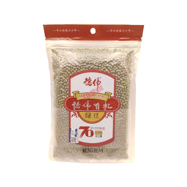 DEWEI Organic Mung Bean 400g