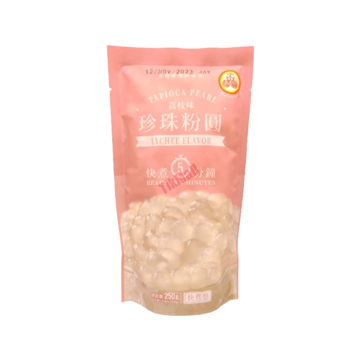 五福圆珍珠粉圆-荔枝味250g