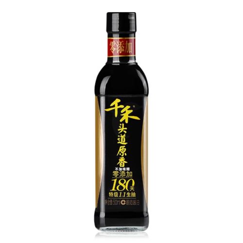 千禾头道原香酱油180天500ml